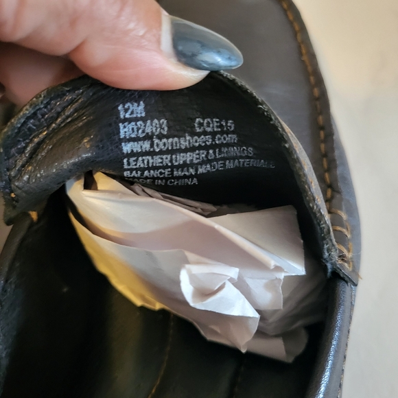 BORN Men's Loafer Driving Leather Shoes, Size 12M, Black, Slip on, Classic Style - Picture 10 of 16